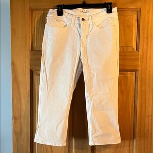 Lee Women's Cream Ankle Capri Jeans